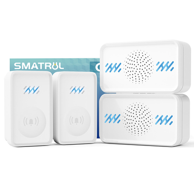 Door bell No battery Chime Ring No Battery 58Ring Tones 4-Level Volume Waterproof Doorbell Wireless Self-Powered