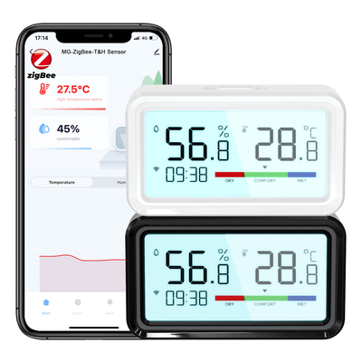 Tuya ZigBee Hygrometer Thermometer Sensor Remote App Voice Alexa Google Home Smart Home Wireless