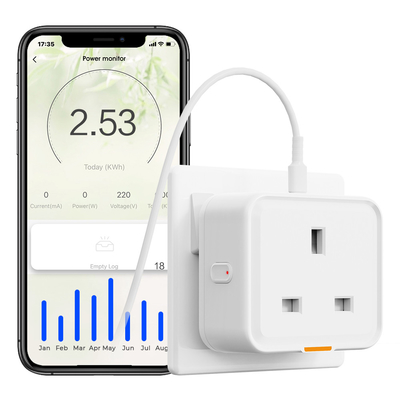 Buy Tuya Smart Home Plug UK Socket Travel Adapter Conversion Outlet APP Voice Works With Alexa Type C 16A WiFi RF433 online manufacture