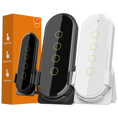 Buy Tuya ZigBee Smart Home Scene Switch 4 Gang 12 Scene Touch Light Switch Remote Control Smart Life App online manufacture