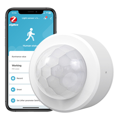 Buy Tuya Zigbee 3.0 PIR Motion Detector Luminance Sensor 2 in 1 Security Anti-Theft Alarm Sensor Smart Light Sensing online manufacture
