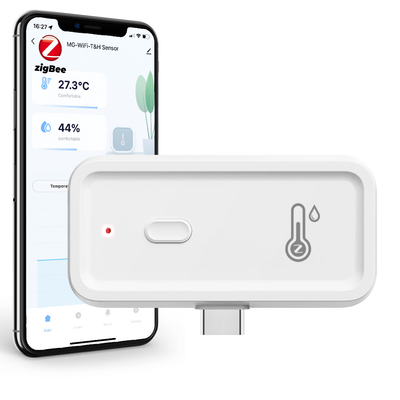 Buy Tuya Zigbee Wifi Humidity Temperature Monitor Smart Hygrometer Thermometer Wireless Electronic Hygrometer Monitor Smart Indoor Compatible With Alexa Google Assistant online manufacture