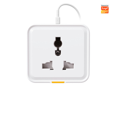 Tuya Smart Home Plug: Universal Type-C 16A WiFi RF433 Travel Adapter Socket with App Control, Voice Assistant Compatibility, and Energy Monitoring