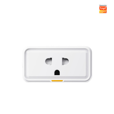 Tuya Smart WiFi Socket 16A Plug with Timing, Power Monitoring, Alexa & Google Home Compatibility, Smart Life App for Smart Home