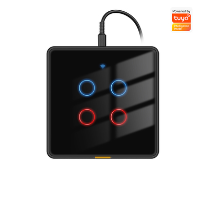 Buy Tuya WiFi Touch Wall Switch Type C, EU Standard, RF433, 110-240V, with Timer and Voice Control, Compatible with Alexa and Google Home for Smart Home Lighting online manufacture