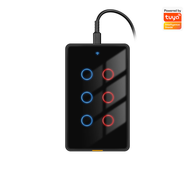 Tuya WiFi Wall Touch Switch Type C, Wireless RF433, with Timer and Voice Control, Compatible with Alexa, Google Home, and Smart Home Apps