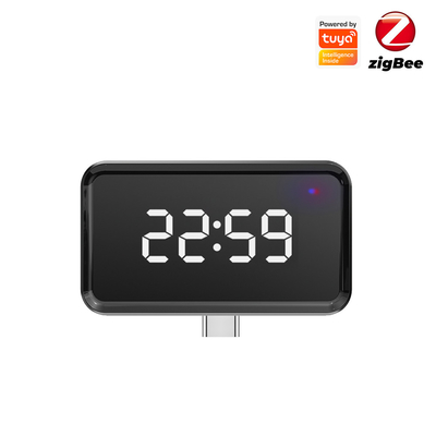 Buy Tuya ZigBee Gateway with Time Display, Multi-Mode Smart Hub for Bluetooth Mesh, Alexa, Google Home, and Wireless Bridge Connectivity online manufacture