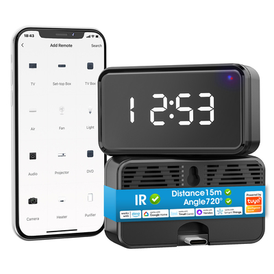 Good price Wifi Infrared Remote Control With Time Display Fan Tv Dvd Voice Alexa And Google Tuya IR control Smart Home online