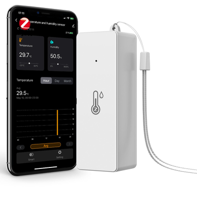Good price Tuya ZigBee3.0 Smart Temperature and Humidity Sensor, Battery Powered, Mini Indoor Hygrometer, Work with Alexa, Google Home online