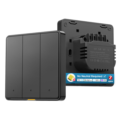 Good price Zigbee Smart Wall Switch No Neutral Wire, No Capacitor Needed, Timing, Voice Control, Tuya App, Alexa & Google Home Compatible online