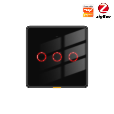 Good price Tuya Zigbee Smart Light Switch – No Neutral Wire, No Capacitor Needed, 100-250V, Voice & App Control, Alexa & Google Home Compatible, EU Touch Switch online