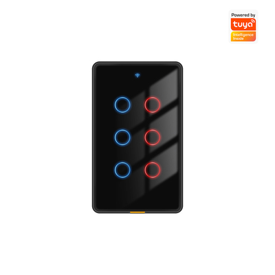 Good price Tuya Smart WiFi 6 Gang Light Switch  No Neutral Wire, Timing, Voice Control, RF433, Alexa & Google Home Compatible online