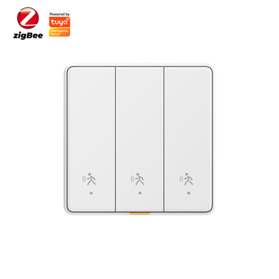 Good price Tuya ZigBee Radar Motion Sensor Switch Sensing No Neutral Smart Home EU Wall Light Button Off No Capacitor Timing App online